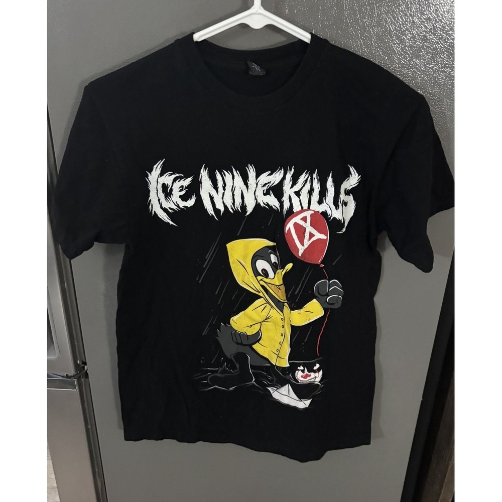 Ice Nine Kills Graphic Print Shirt Mens Small Band Music Metal Tee Black
